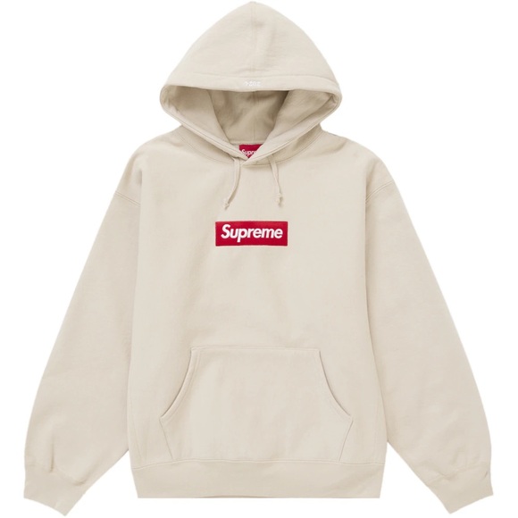 Supreme Box Logo Hoodie Stone FW24 Size XL